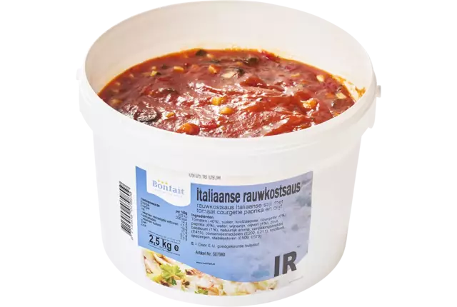 Italiaanse rauwkostsaus emmer 2,5kg stuk